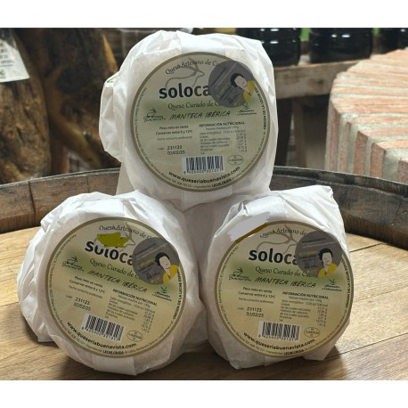 Queso 100% artesanos de cabra curado en manteca "solocabra"