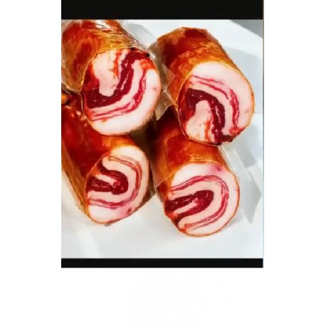 BACON MARINÉ AVEC VINAIGRETTE ROUGE